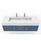 Castello Usa Nile 60" Wall Mounted Blue Vanity With White Top And Brushed Nickel Handles CB-MC-60BLU-BN-2053-WH - alternate 8